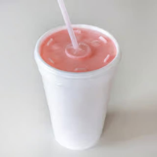 Strawberry Lassi to Go.