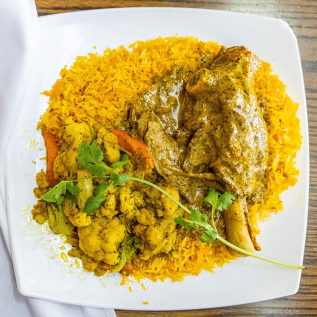 Lamb Shank Korma.